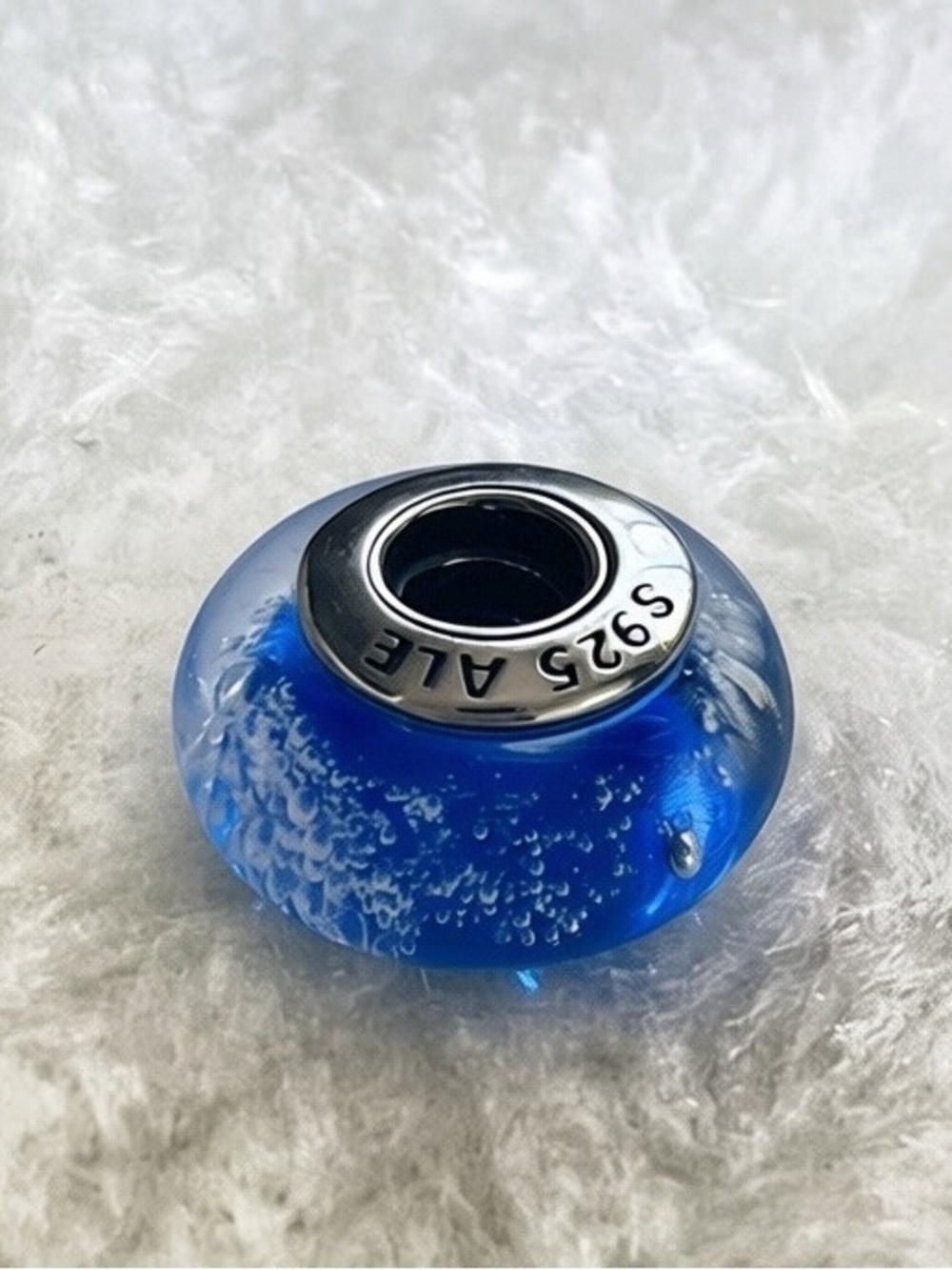 Pandora Sterling 925 Blue Glass Bead Charm